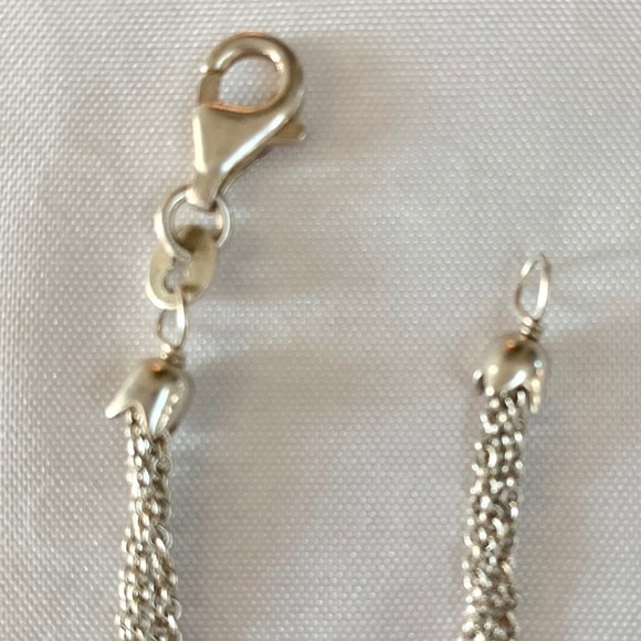 Floating heart sterling silver necklace - Picture 7 of 11